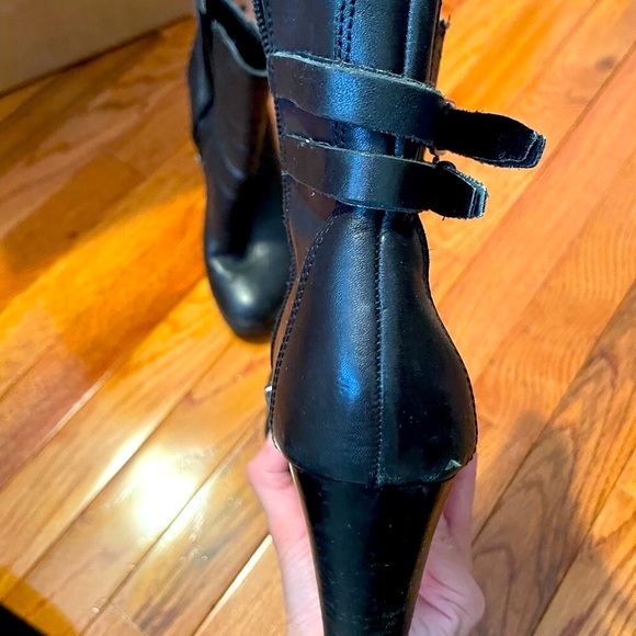 Mark Fischer Black Heeled Booties - Picture 3 of 4